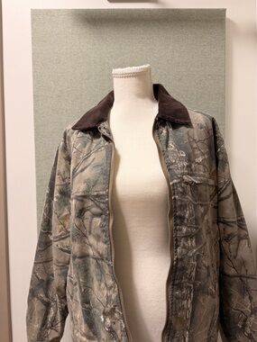 Abercrombie&Fitch Camo Cropped Boxy Quilted Workwear Harrington Jacket Size XS